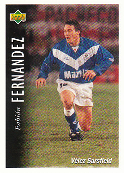 Fabian Fernandez Velez Sarsfield 1995 Upper Deck Futbol Argentina #94